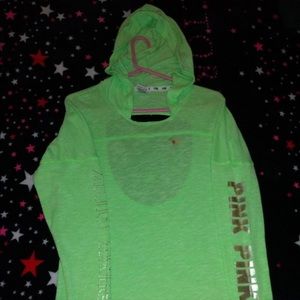 PINK Victoria’s Secret Women’s Open Back Hoodie NWOT